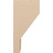Ekena Millwork 11"W x 11"D x 22"H Wide Clemmons Rough Cedar Woodgrain TimberThane Corbel, Primed Tan CORUR11X11X22CLERCPR - alternate 3